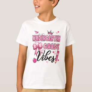 Kindergarten Vibes Zurück zur Coquette-Lehrerin T-Shirt