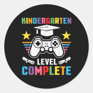 Kindergarten Vollständiger Abschluss Cl 2025 Gam Runder Aufkleber