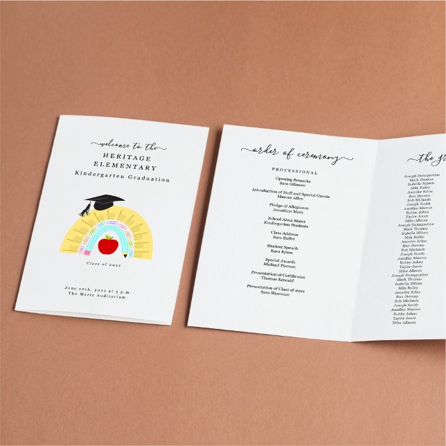 Kindergarten Vorschule Abschluss Programm (2 Spalt Flyer (Von Creator hochgeladen)