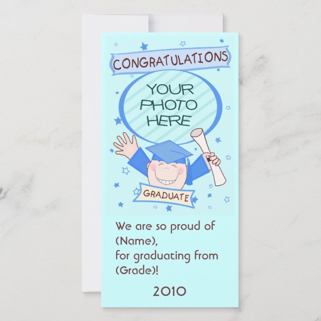 Kindergarten / Vorschulfotokarte Ankündigung (Vorderseite)