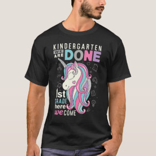 Kindergarten wir sind 1. Klasse hier kommen wir Cu T-Shirt