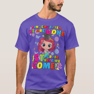 Kindergarten Wir sind Abschluss Niedliche Meerjung T-Shirt