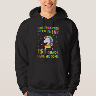 Kindergarten Wir sind fertig 1. Klasse Kinder Unic Hoodie
