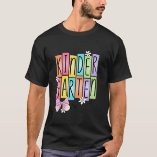 Kindergarten zurück zur Schule Coquette Bow für Mä T-Shirt