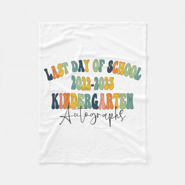 Kindergartenautografien 2023 fleecedecke (Vorderseite)