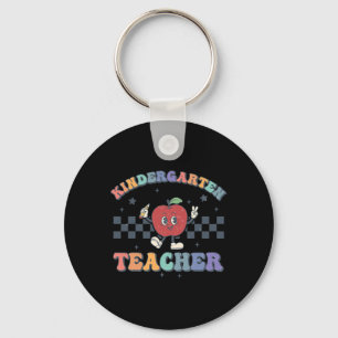 Kindergartener Lehrer Groovy Ck Zur Schule Team Kg Schlüsselanhänger