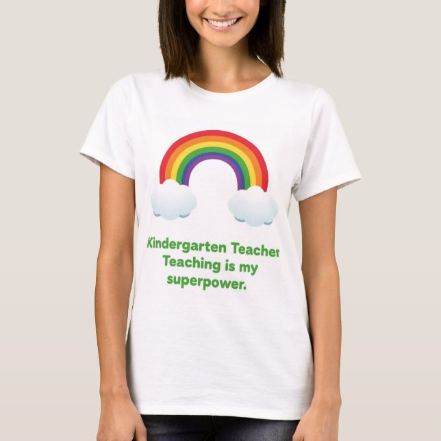 Kindergartener Lehrer T-Shirt (Vorderseite)
