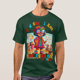 Kindergartenerzieherin für Frauen Lehrerin Grafik T-Shirt