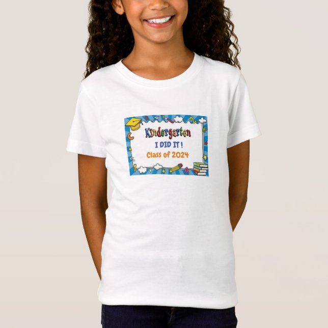 Kindergartenklasse 2024 T - Shirt (Vorderseite)