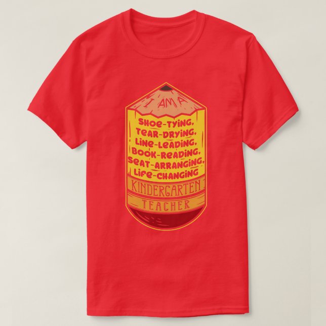 Kindergartenlehrer 3 T-Shirt (Design vorne)