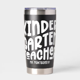 Kindergartenlehrer | Einfache Schreibweise Thermobecher