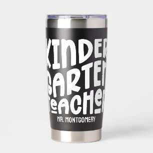 Kindergartenlehrer   Einfache Schreibweise Thermobecher