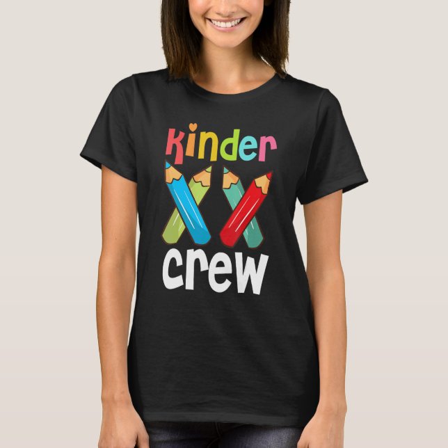 Kindergartenlehrer Kindergarten 1. Schultag T-Shirt (Vorderseite)