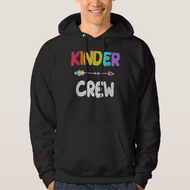 Kindergartenlehrer Kindergarten Erster Schultag de Hoodie (Vorderseite)