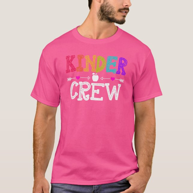 Kindergartenlehrer Kindergarten Erster Schultag de T-Shirt (Vorderseite)