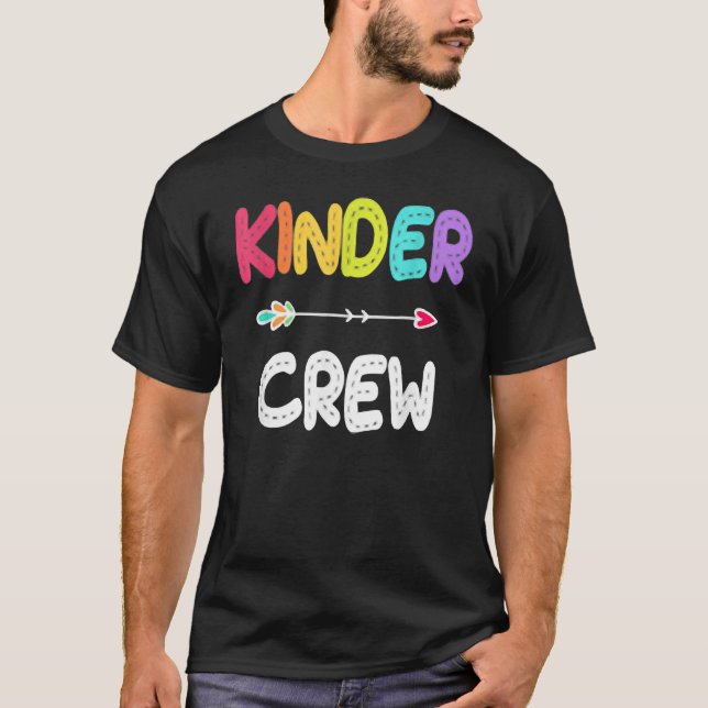 Kindergartenlehrer Kindergarten Erster Schultag de T-Shirt (Vorderseite)