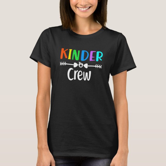 Kindergartenlehrer Kindergarten Erster Tag der Cre T-Shirt (Vorderseite)