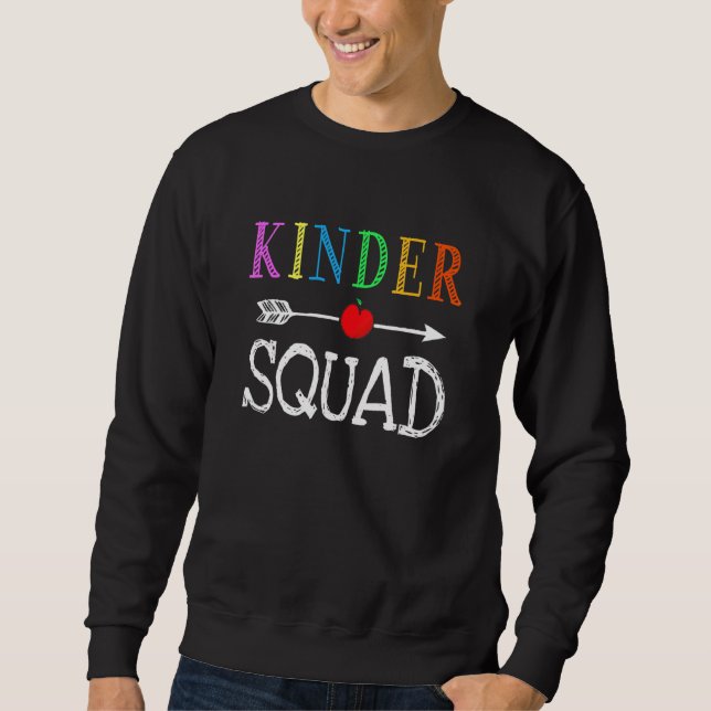 Kindergartenlehrer Kinderplatz 1. erster Tag Sweatshirt (Vorderseite)