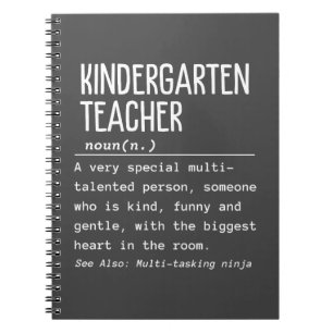 Kindergartenlehrer Notizblock