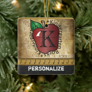 Kindergartenlehrer Rock Keramikornament