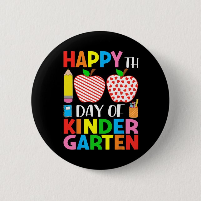 Kindergartenlehrer und Schülerhörtag Str. Button (Vorderseite)