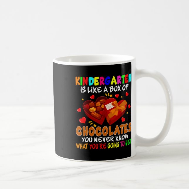 Kindergartenschachtel Schokolade Valentinstag Kaffeetasse (Rechts)