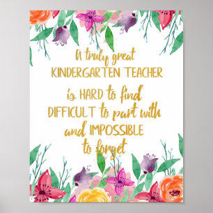 Kindergartenschenk Poster