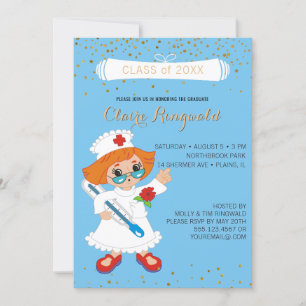 Kindergartenschule Nursing Abschluss Pinning Zerem Einladung