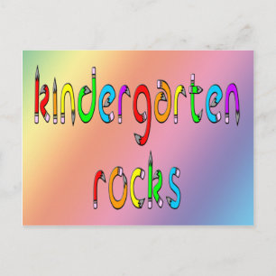 Kindergartensteine - Bleistift-Postkarten Postkarte
