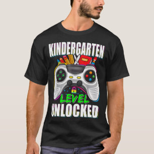 Kindergartenstufe freigeschalteter Gamer erster Sc T-Shirt