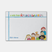 Kindergärtnerin-Name-Post-Itanmerkungen