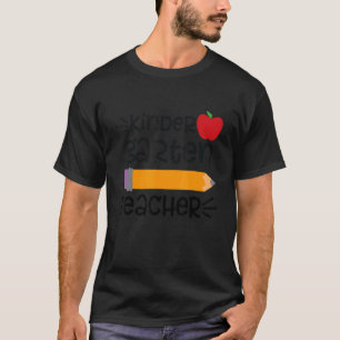 Kindergärtnerin Zurück zur Schule Kindergarte Lehr T-Shirt