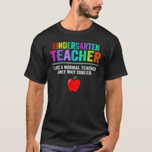 Kindergärtnerin Zurück zur Schule Lehrer T-Shirt