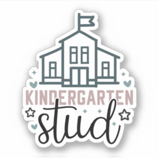 Kindergaten-Studie Aufkleber