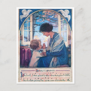 Kindergebet, Jessie Willcox Smith Postkarte