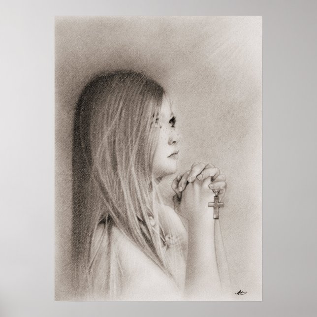 Kindergebet-Poster Poster (Vorne)