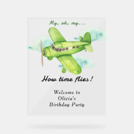 Kindergeburtstag Acrylschild