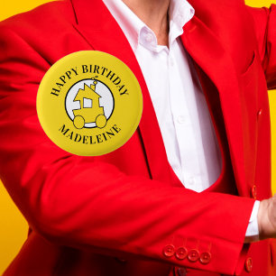 Kindergeburtstag Button