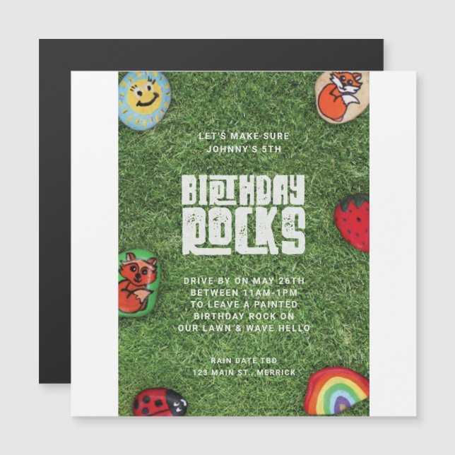 Kindergeburtstag Coronavirus Einladung (Vorne/Hinten)