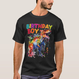 Kindergeburtstag Dino Dinosaur Vintage Geburtstag T-Shirt