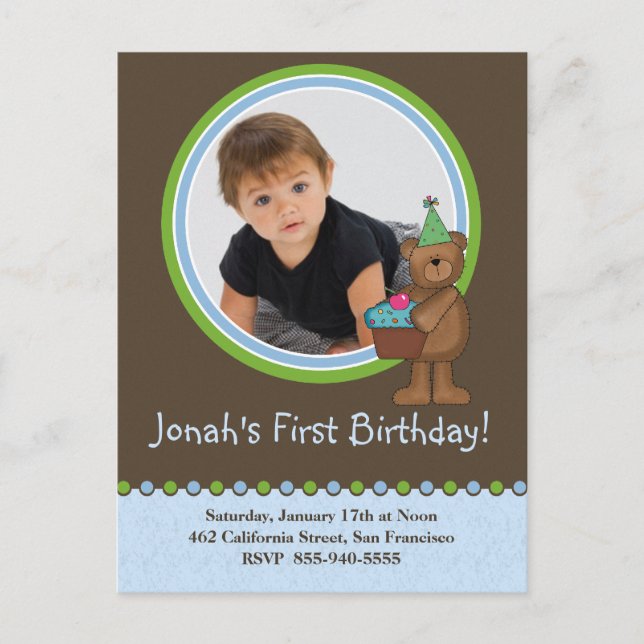 Kindergeburtstag Einladung (Vorderseite)