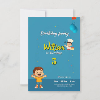 Kindergeburtstag Einladung | Fun Birthday Party Ca