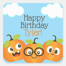 Kindergeburtstag für personalisierte Pumpkin-Patch