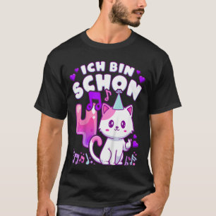 Kindergeburtstag Girl 4 Jahre alt, K-Pop, Kätzchen T-Shirt