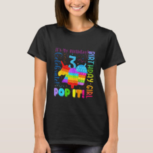 Kindergeburtstag Girl Pop Einhorn Eiscreme Cup It T-Shirt