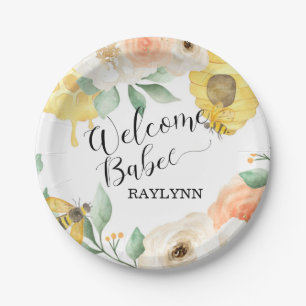 Kindergeburtstag, Honigbiene, Bienengewerbe Pappteller