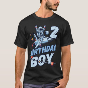 Kindergeburtstag Junge 2 Jahre alte Astronautenflu T-Shirt