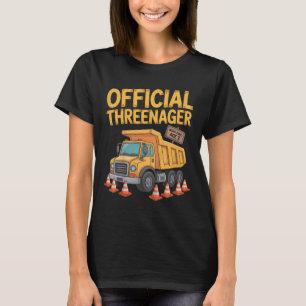 Kindergeburtstag Junge Drei Jahre Alt Threenager K T-Shirt