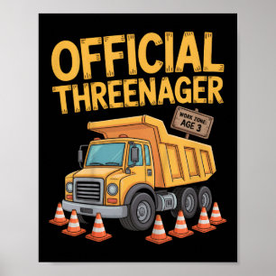 Kindergeburtstag Junge drei Jahre alte Drohnen-Con Poster