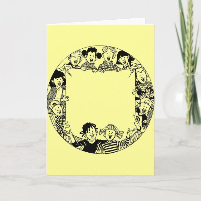 Kindergeburtstag Karte (Vorderseite)